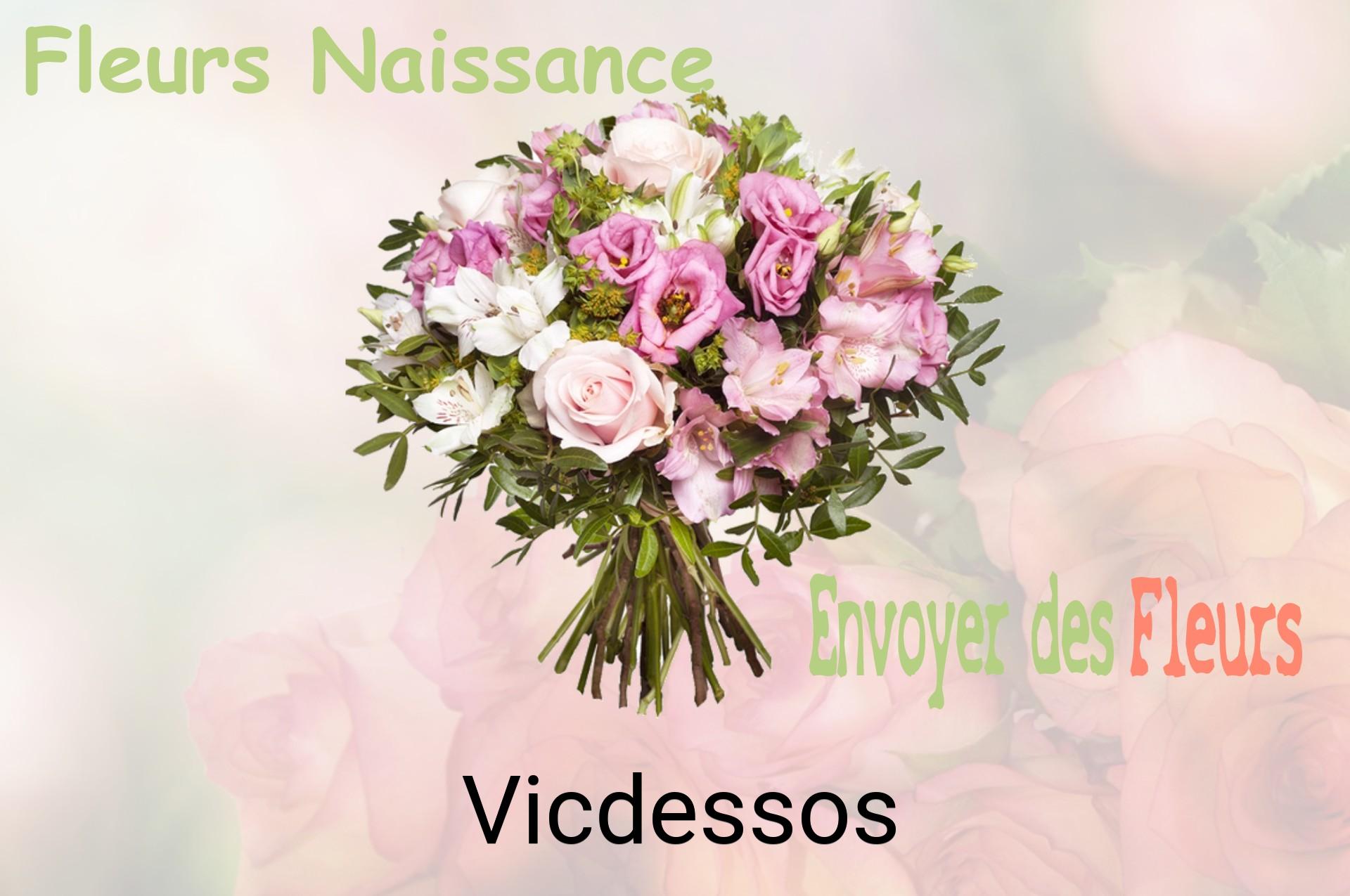 Bouquet de fleurs de naissance livré à Vicdessos